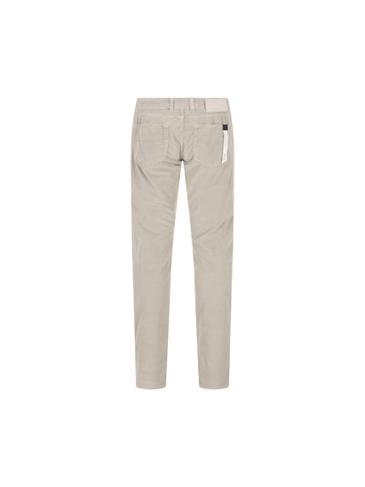 Pantaloni realizzati in velluto. MICHELANGELO V0050500 TRAMAROSSA 