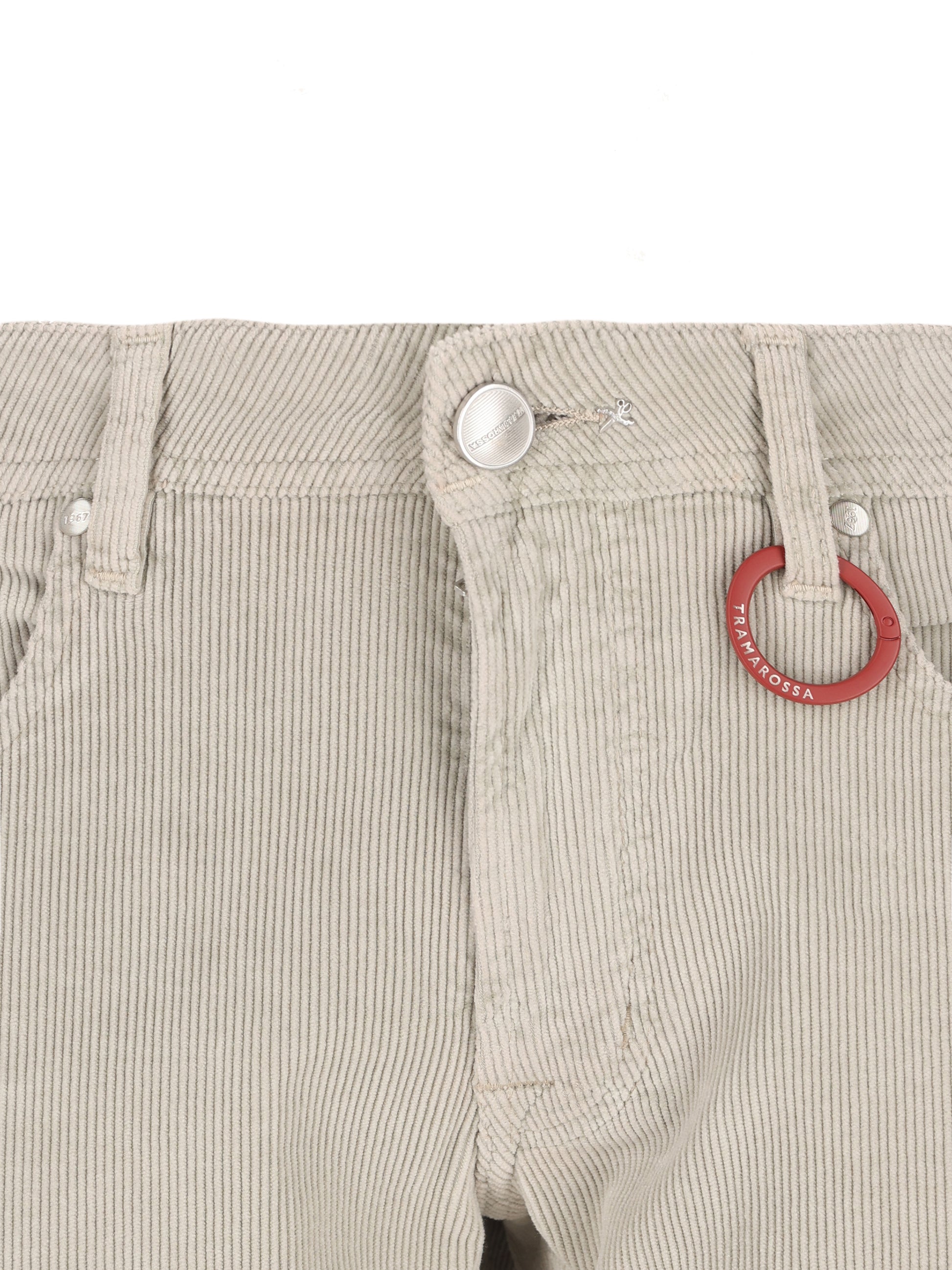 Pantaloni realizzati in velluto. MICHELANGELO V0050500 TRAMAROSSA 