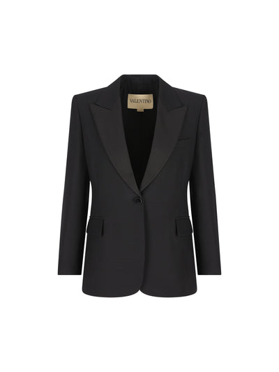 Blazer realizzato in lana e seta. 7B0CE4V01CF 0NO VALENTINO GARAVANI 