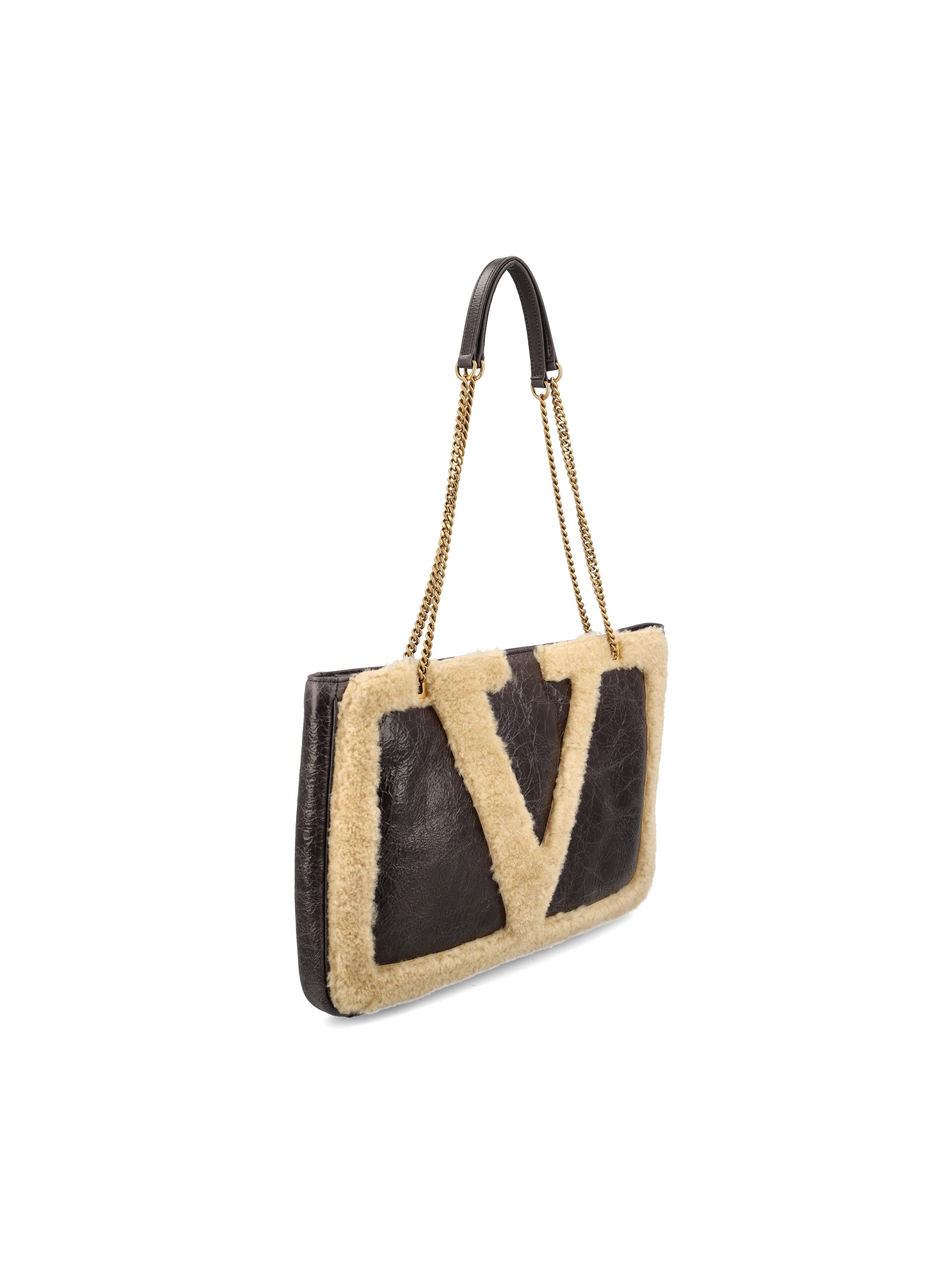 Borsa realizzata in pelle e montone. 7W0B0S68HDL CFE VALENTINO GARAVANI 