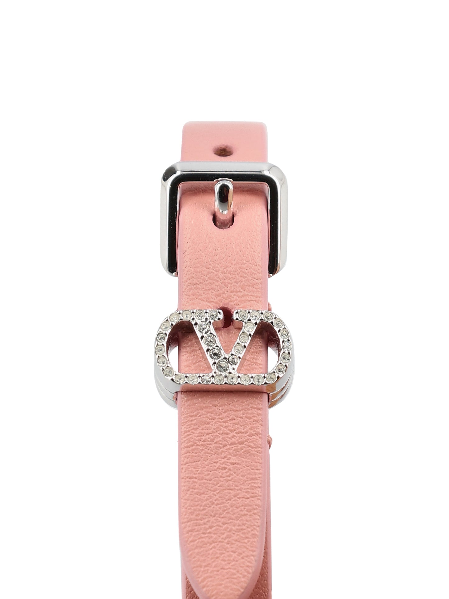 Bracciale realizzato in pelle e cristalli. 7W2J0AH7PJK BPX VALENTINO GARAVANI 