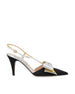 Décolleté Slingback in tessuto moiré. 7W2S0MX4QLJ R1V VALENTINO GARAVANI 