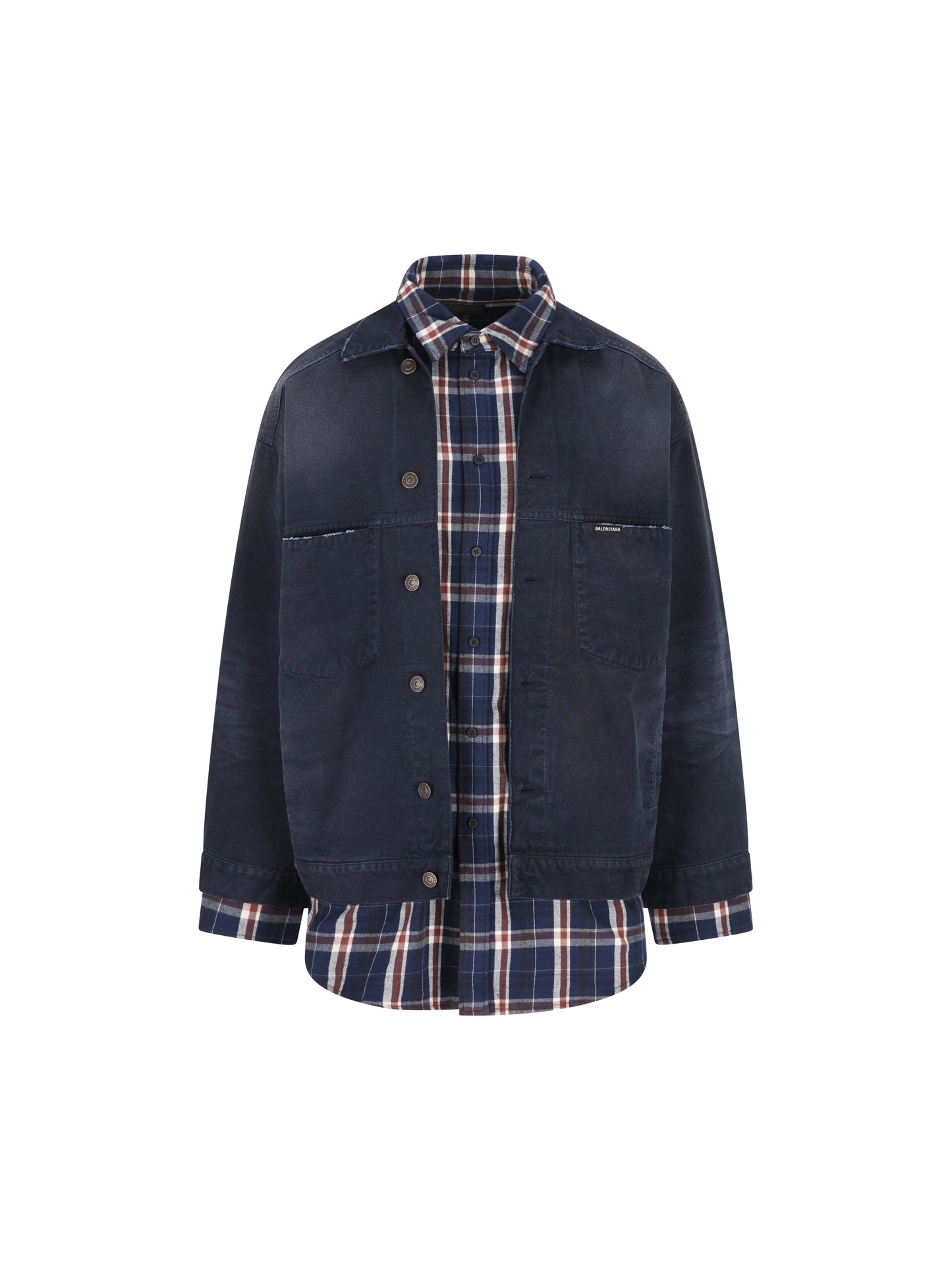 Giacca-camicia realizzata in cotone. 857174 TTW648074 BALENCIAGA 