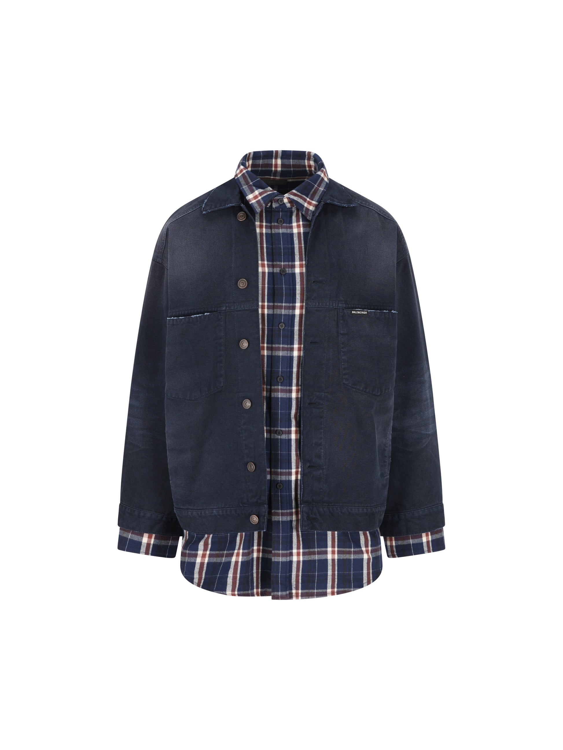 Giacca-camicia realizzata in cotone. 857174 TTW648074 BALENCIAGA 