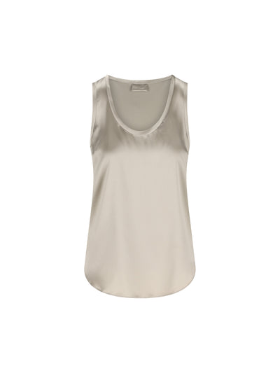 Top realizzato in seta. M0C59E0600 C9125 BRUNELLO CUCINELLI 