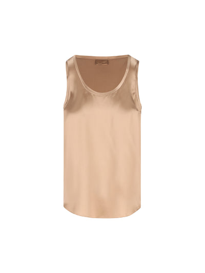 Top reversibile in raso di seta stretch M0C59E0600 C9237 BRUNELLO CUCINELLI 