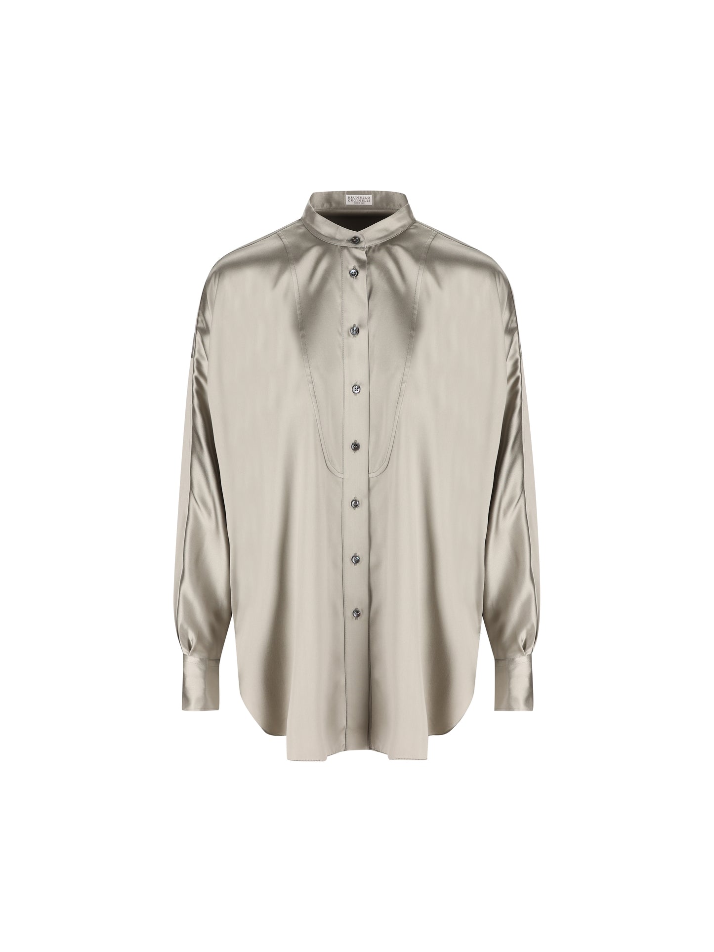 Camicia realizzata in seta. M0C59MY906 C9125 BRUNELLO CUCINELLI 