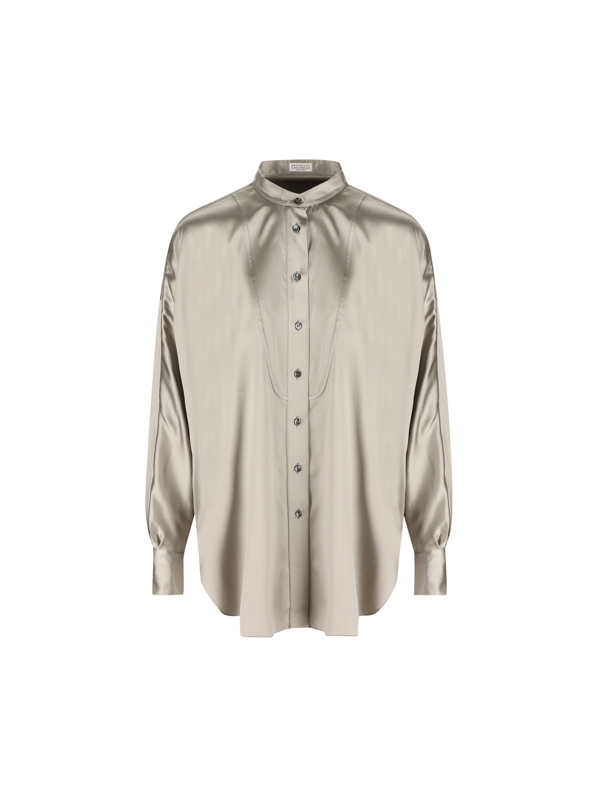 Camicia realizzata in seta. M0C59MY906 C9125 BRUNELLO CUCINELLI 