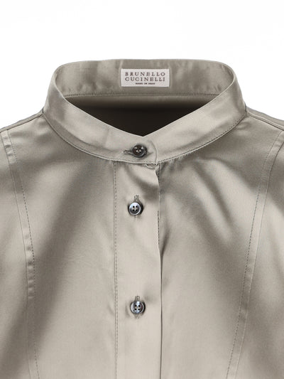 Camicia realizzata in seta. M0C59MY906 C9125 BRUNELLO CUCINELLI 