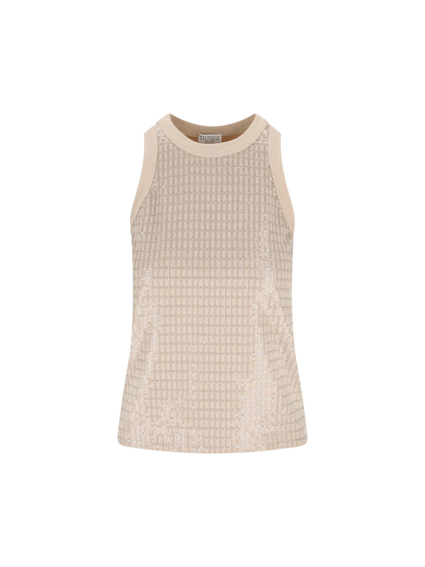 Top realizzato in cotone ed elastan. M0T18HK500 C8539 BRUNELLO CUCINELLI 