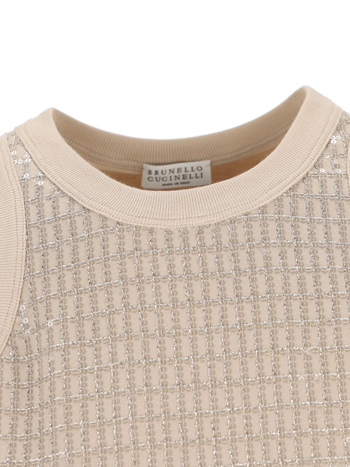Top realizzato in cotone ed elastan. M0T18HK500 C8539 BRUNELLO CUCINELLI 
