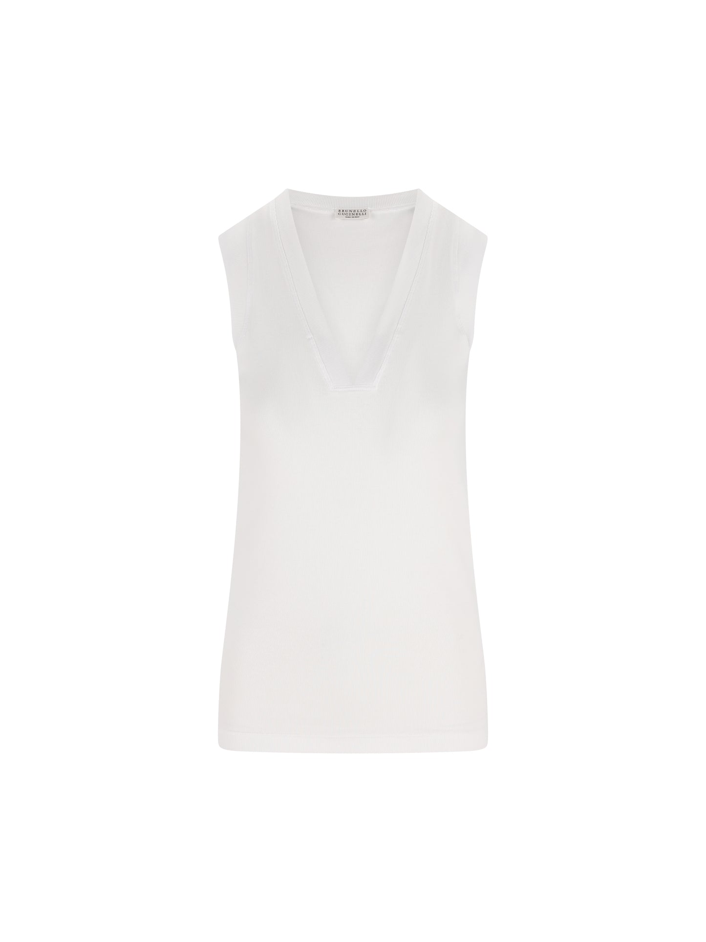 Top realizzato in cotone ed elastan. M0TC8EL672 C159 BRUNELLO CUCINELLI 