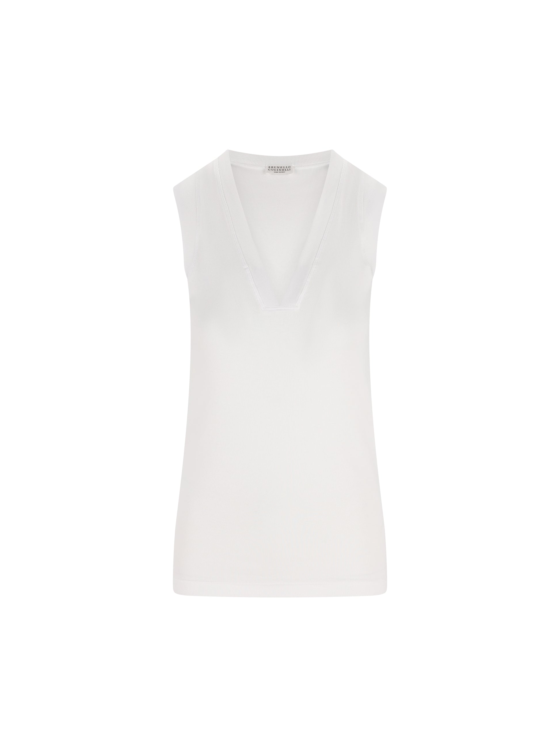 Top realizzato in cotone ed elastan. M0TC8EL672 C159 BRUNELLO CUCINELLI 