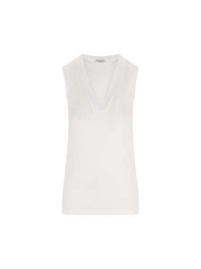 Top realizzato in cotone ed elastan. M0TC8EL672 C159 BRUNELLO CUCINELLI 