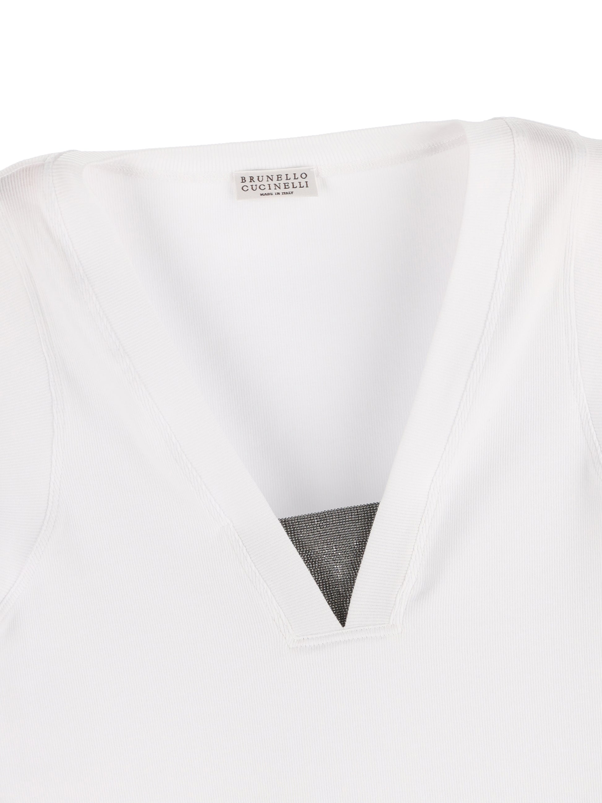 Top realizzato in cotone ed elastan. M0TC8EL672 C159 BRUNELLO CUCINELLI 
