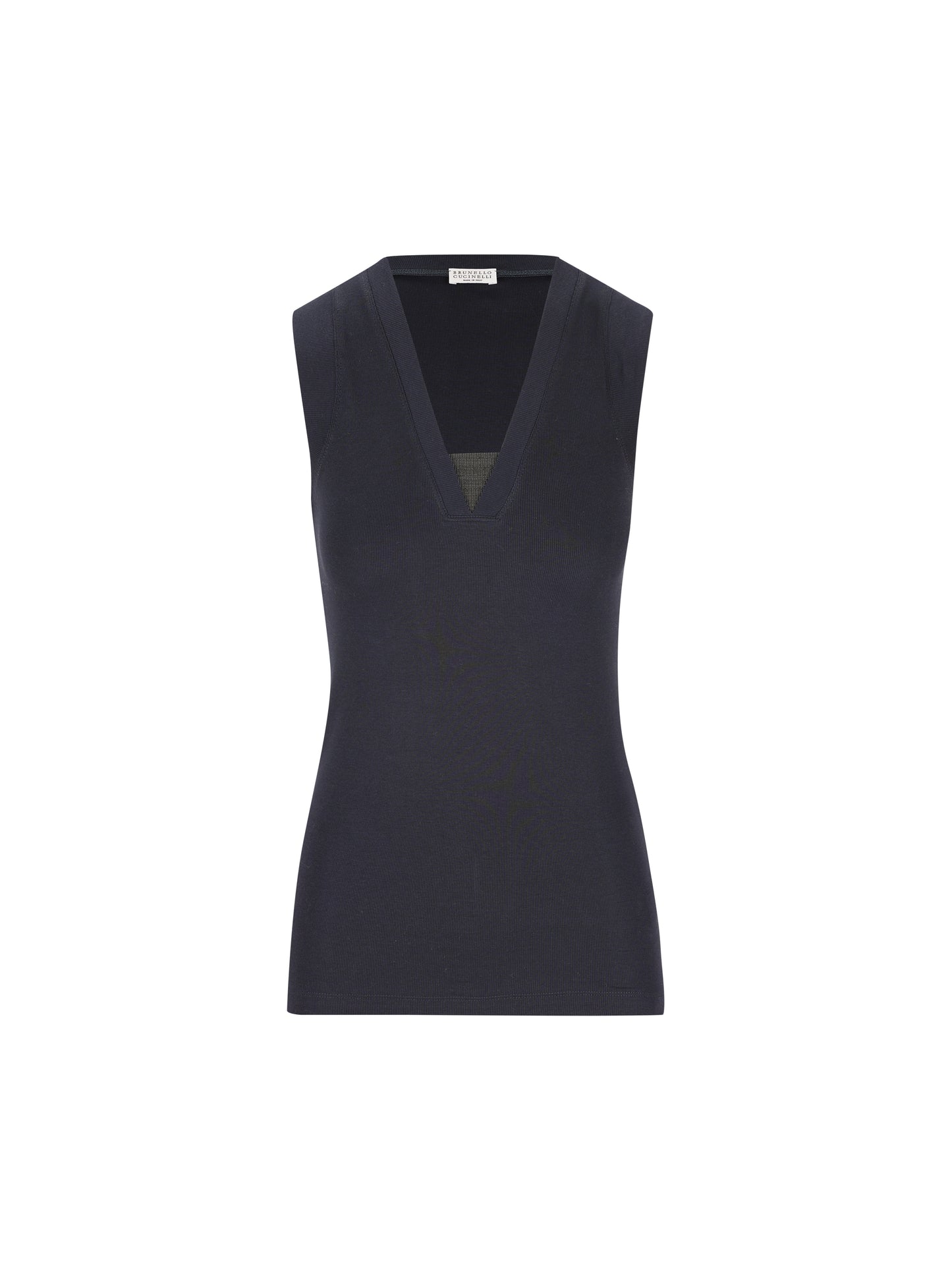 Top realizzato in cotone ed elastan. M0TC8EL672 C4224 BRUNELLO CUCINELLI 