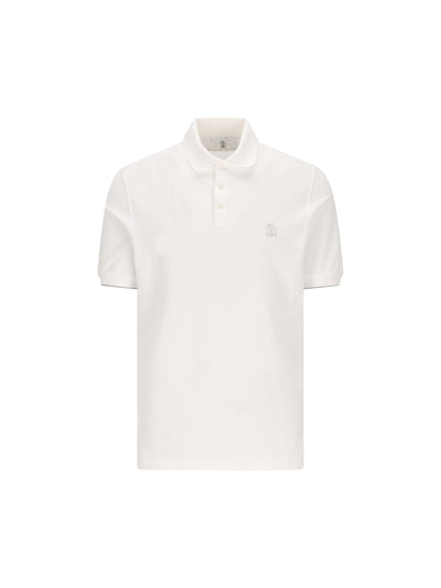 Polo realizzata in cotone. ME8548788 CK640 BRUNELLO CUCINELLI 