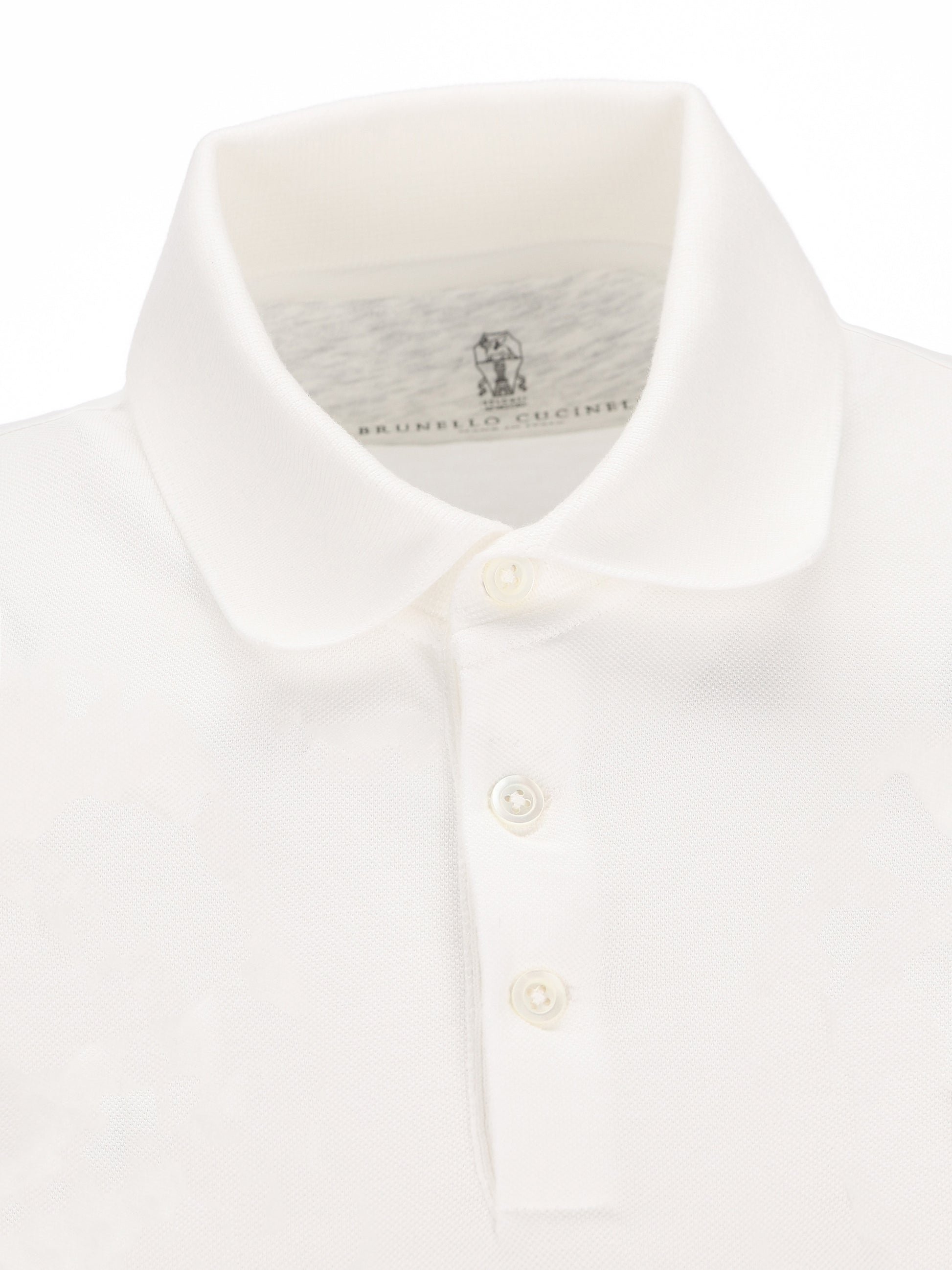 Polo realizzata in cotone. ME8548788 CK640 BRUNELLO CUCINELLI 