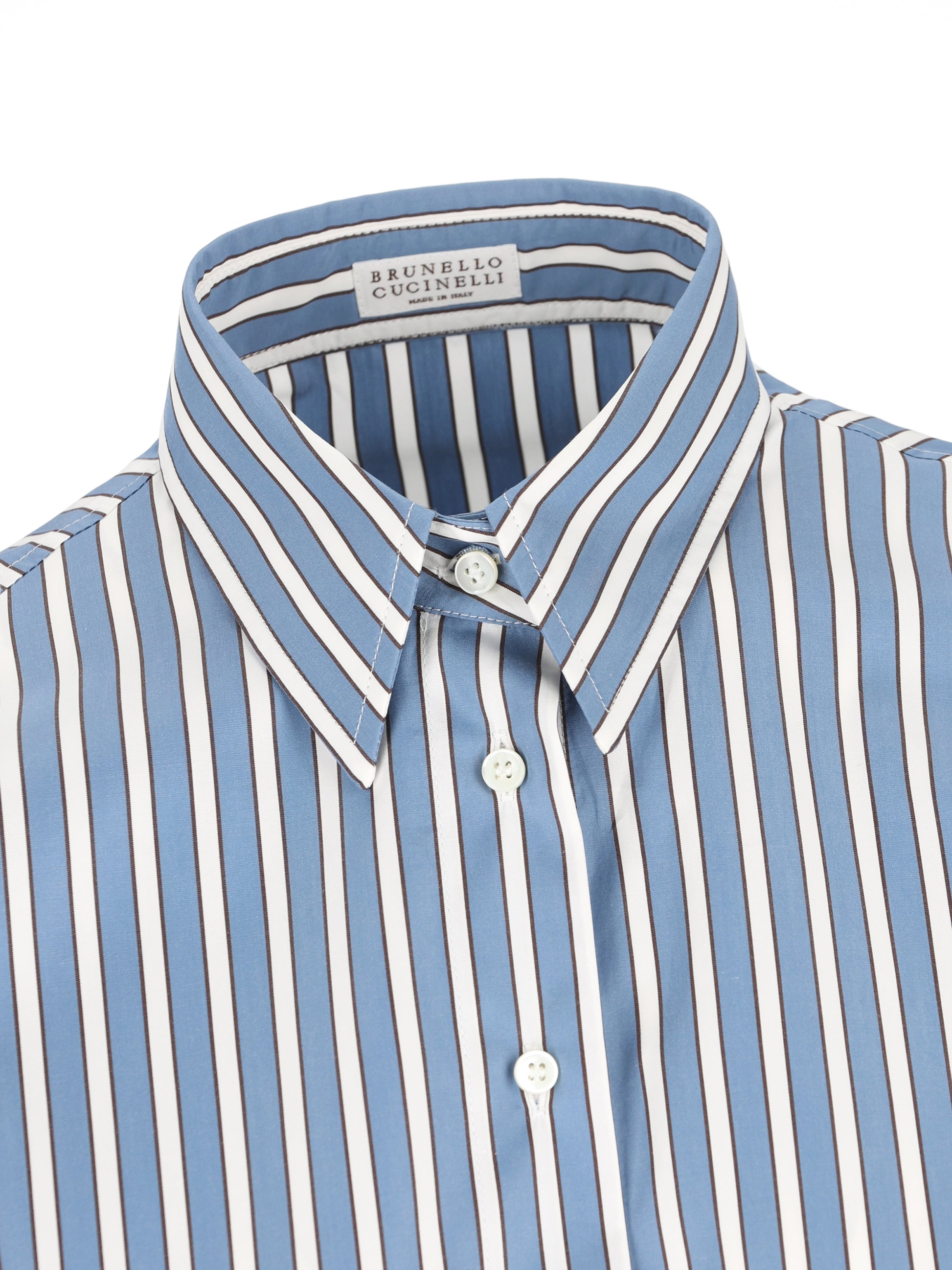 Camicia realizzata in cotone. MH749MX716 C001 BRUNELLO CUCINELLI 
