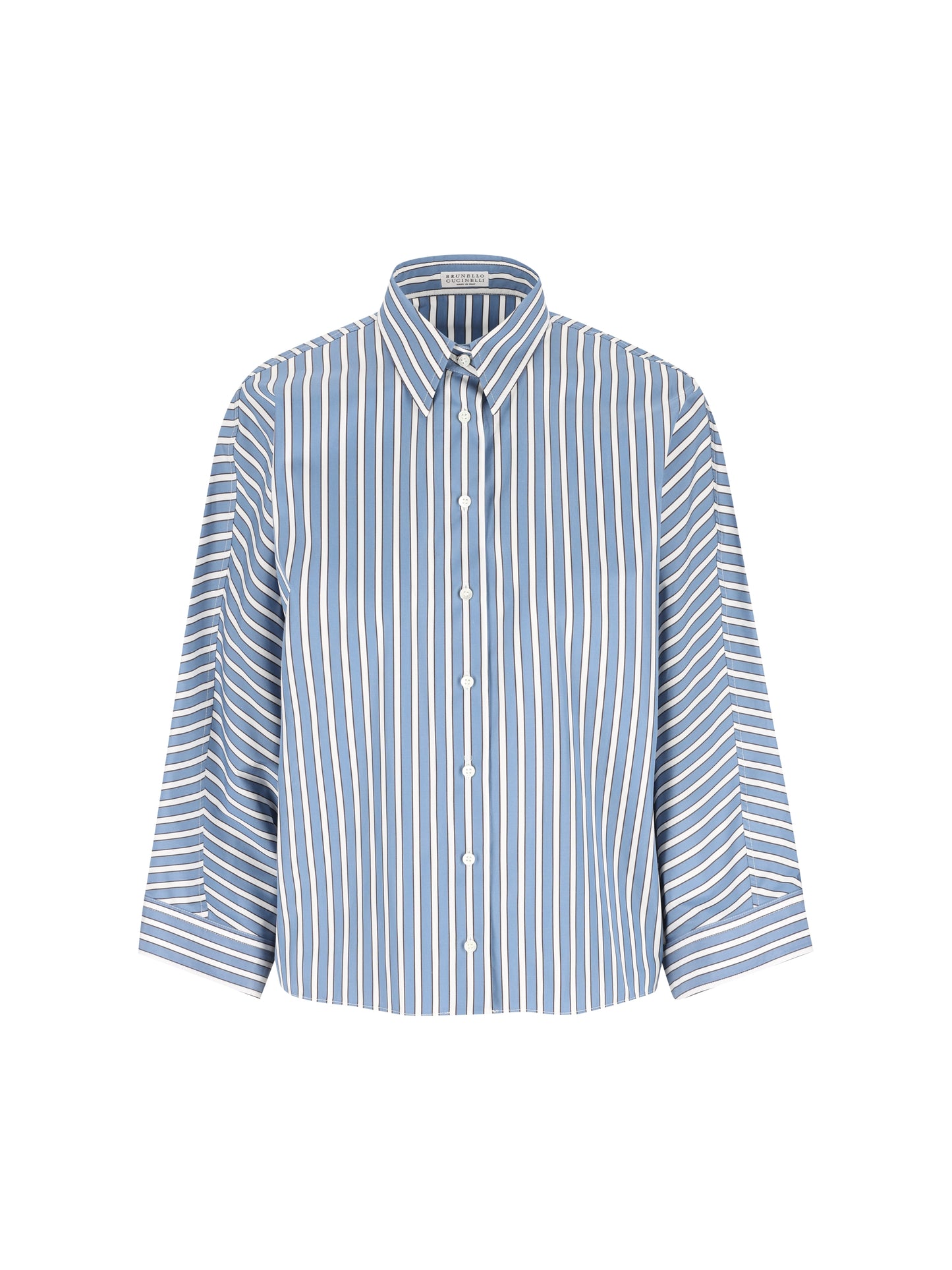 Camicia realizzata in cotone. MH749MX716 C001 BRUNELLO CUCINELLI 