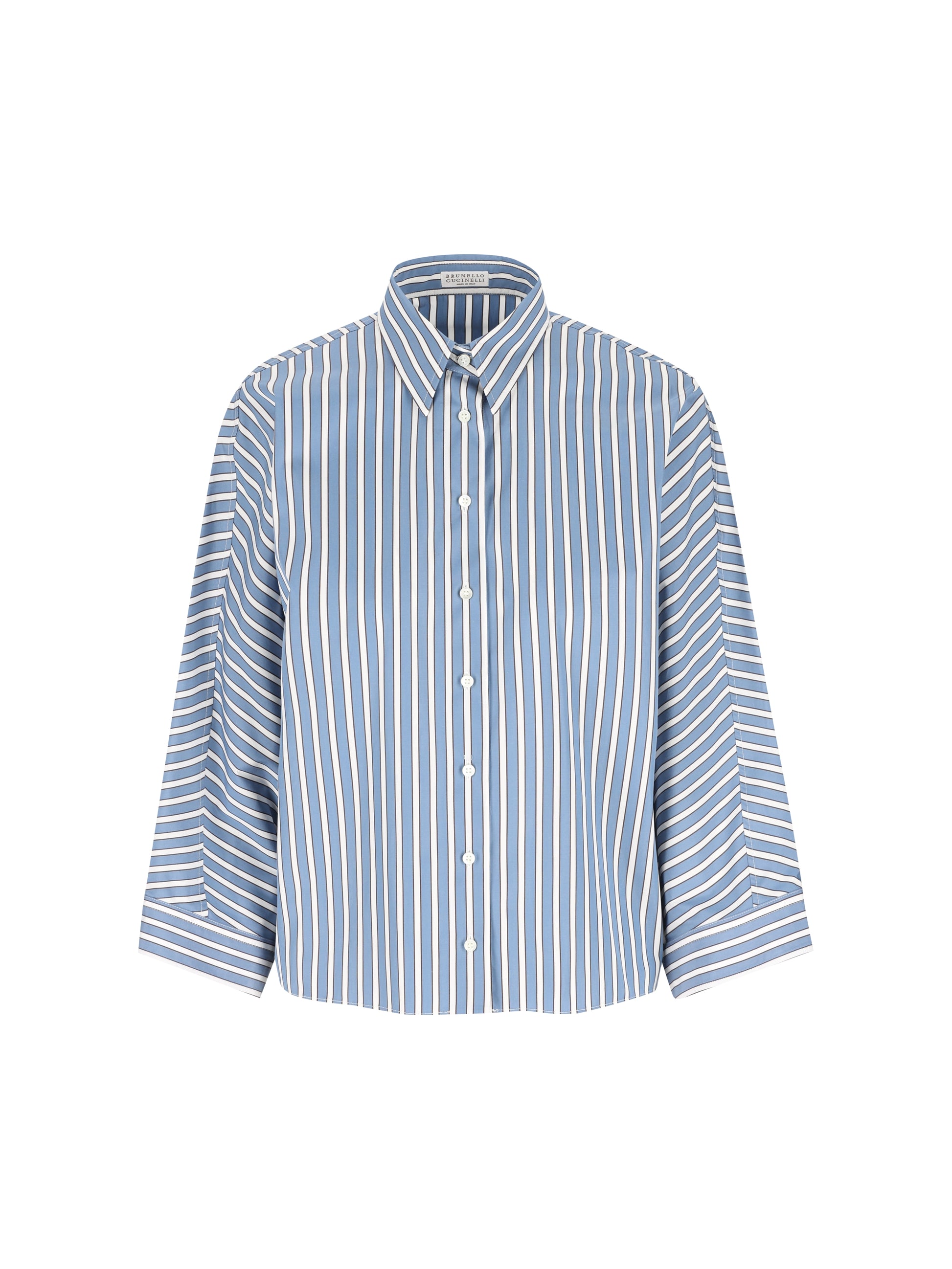 Camicia realizzata in cotone. MH749MX716 C001 BRUNELLO CUCINELLI 