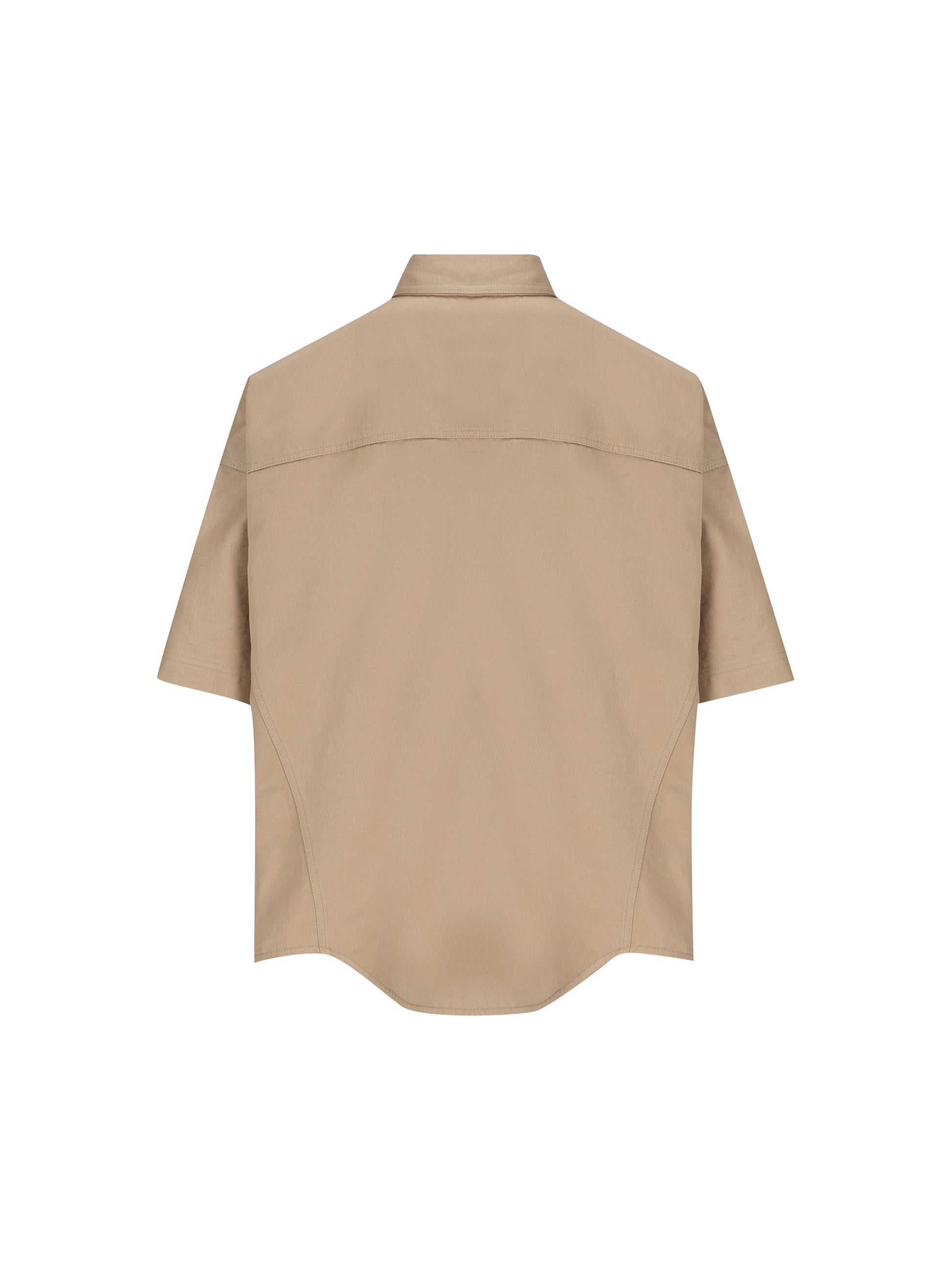Camicia realizzata in cotone e lino. ML597EM906 C631 BRUNELLO CUCINELLI 