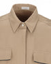 Camicia realizzata in cotone e lino. ML597EM906 C631 BRUNELLO CUCINELLI 