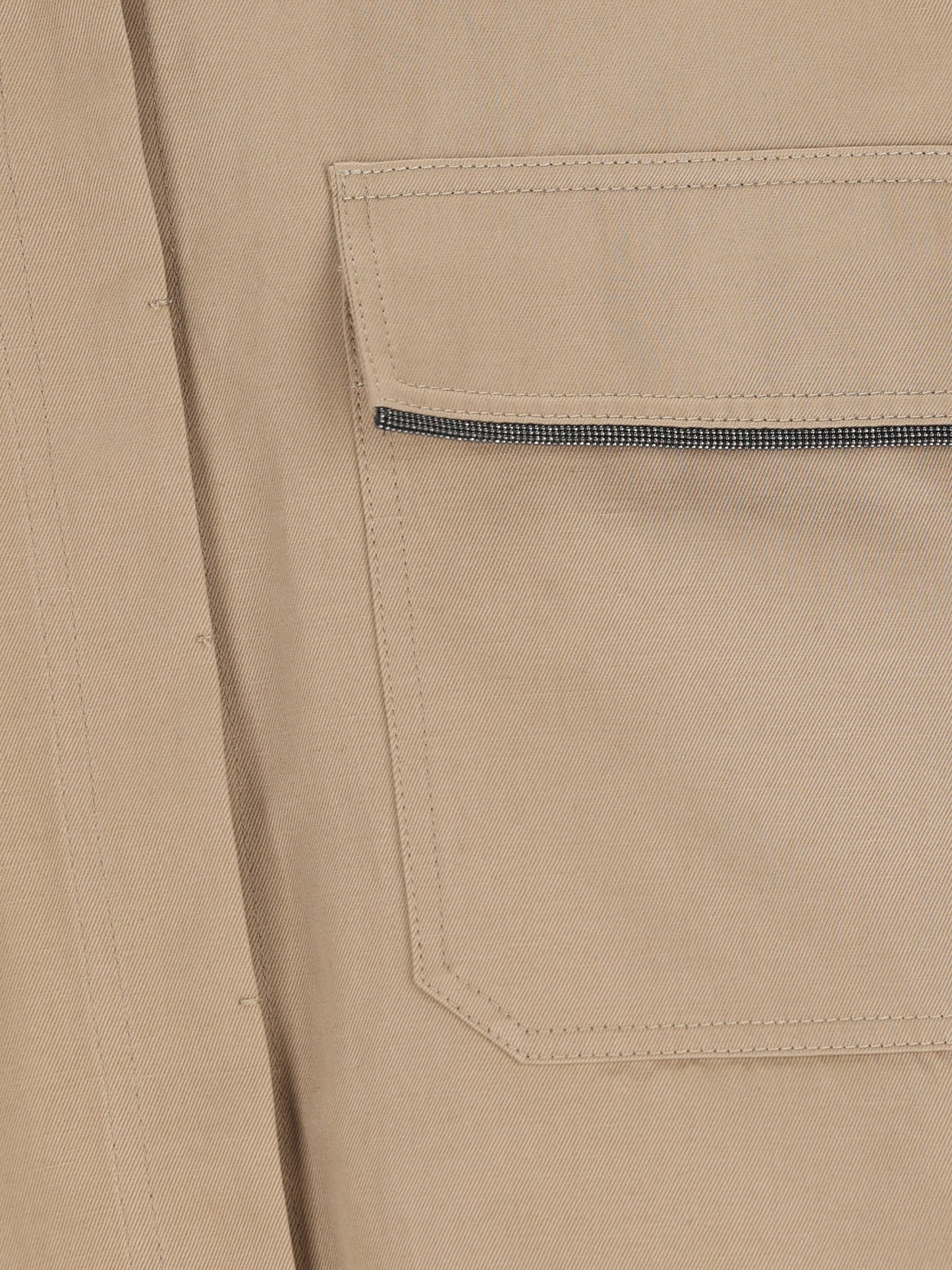 Camicia realizzata in cotone e lino. ML597EM906 C631 BRUNELLO CUCINELLI 