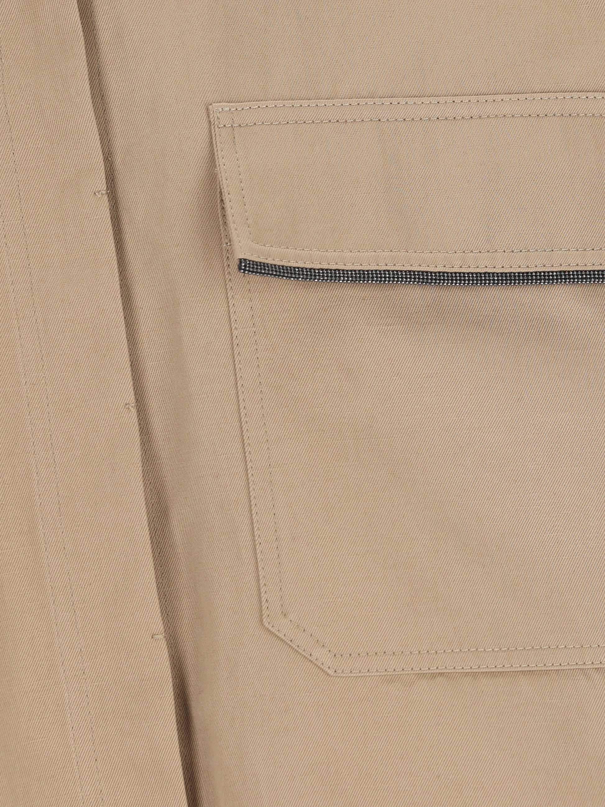 Camicia realizzata in cotone e lino. ML597EM906 C631 BRUNELLO CUCINELLI 