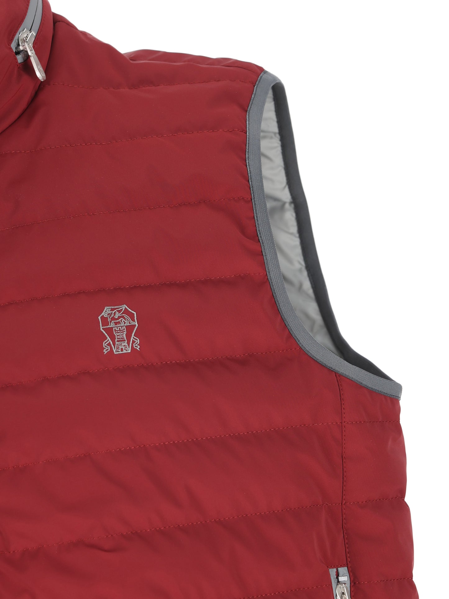 Gilet realizzato in poliammide ed elastan. MM49A7460G C1830 BRUNELLO CUCINELLI 
