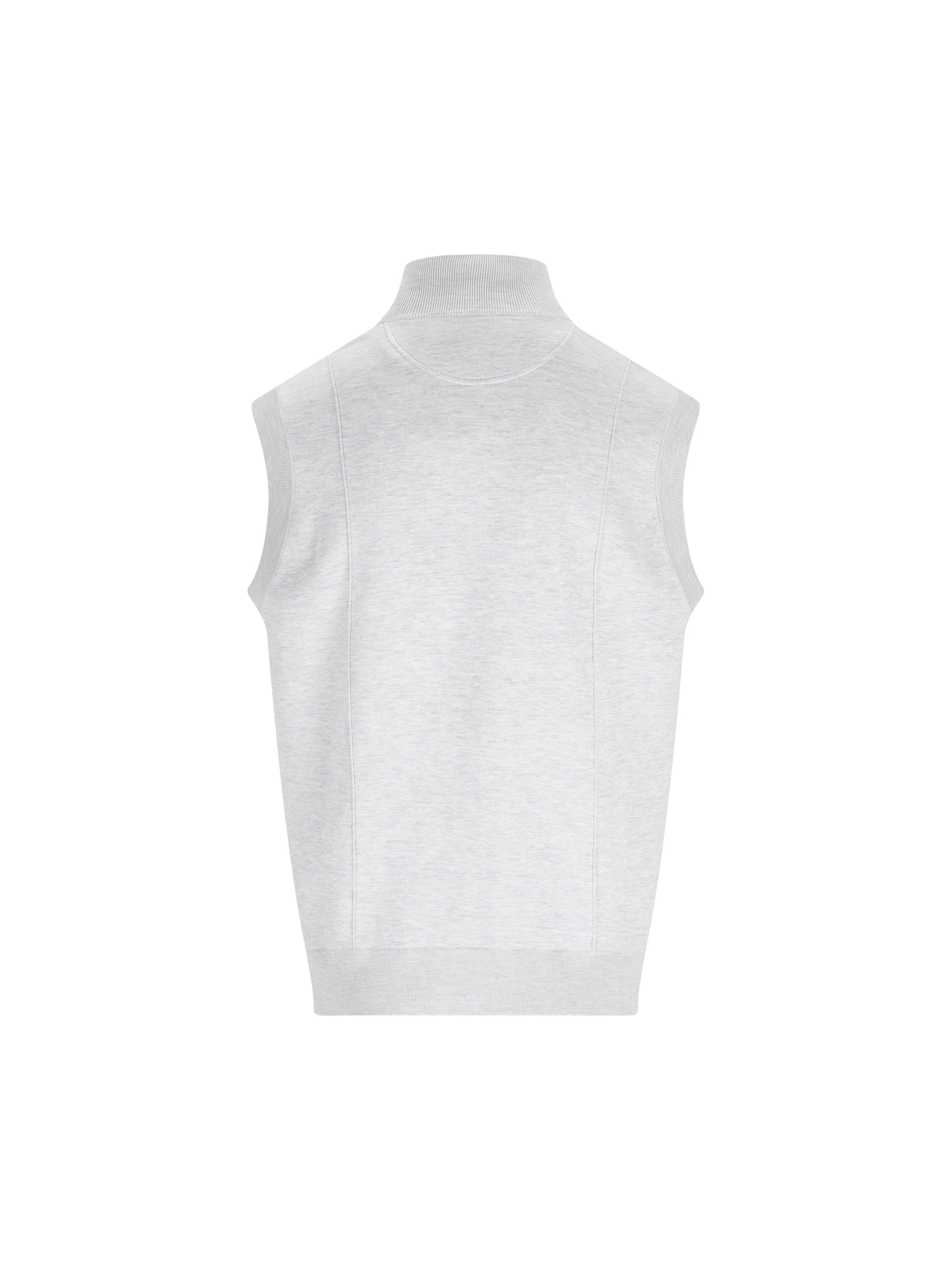 Gilet realizzato in seta e cotone. MNB806406G C072 BRUNELLO CUCINELLI 