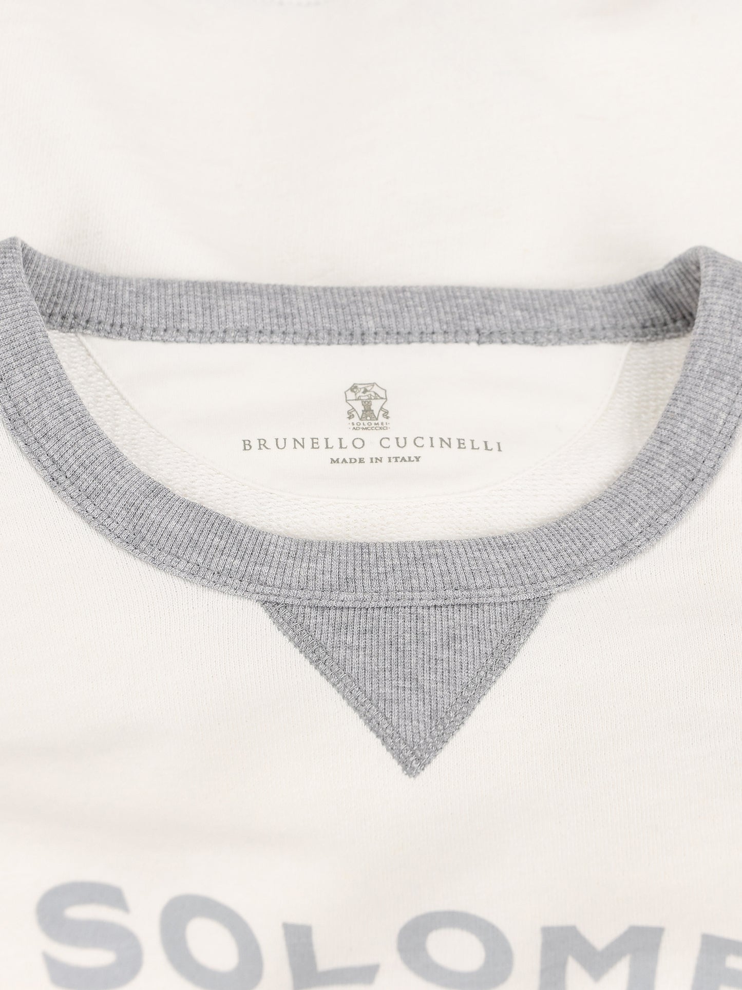 Maglia realizzata in cotone e lino. MR8313378G CTQ27 BRUNELLO CUCINELLI 