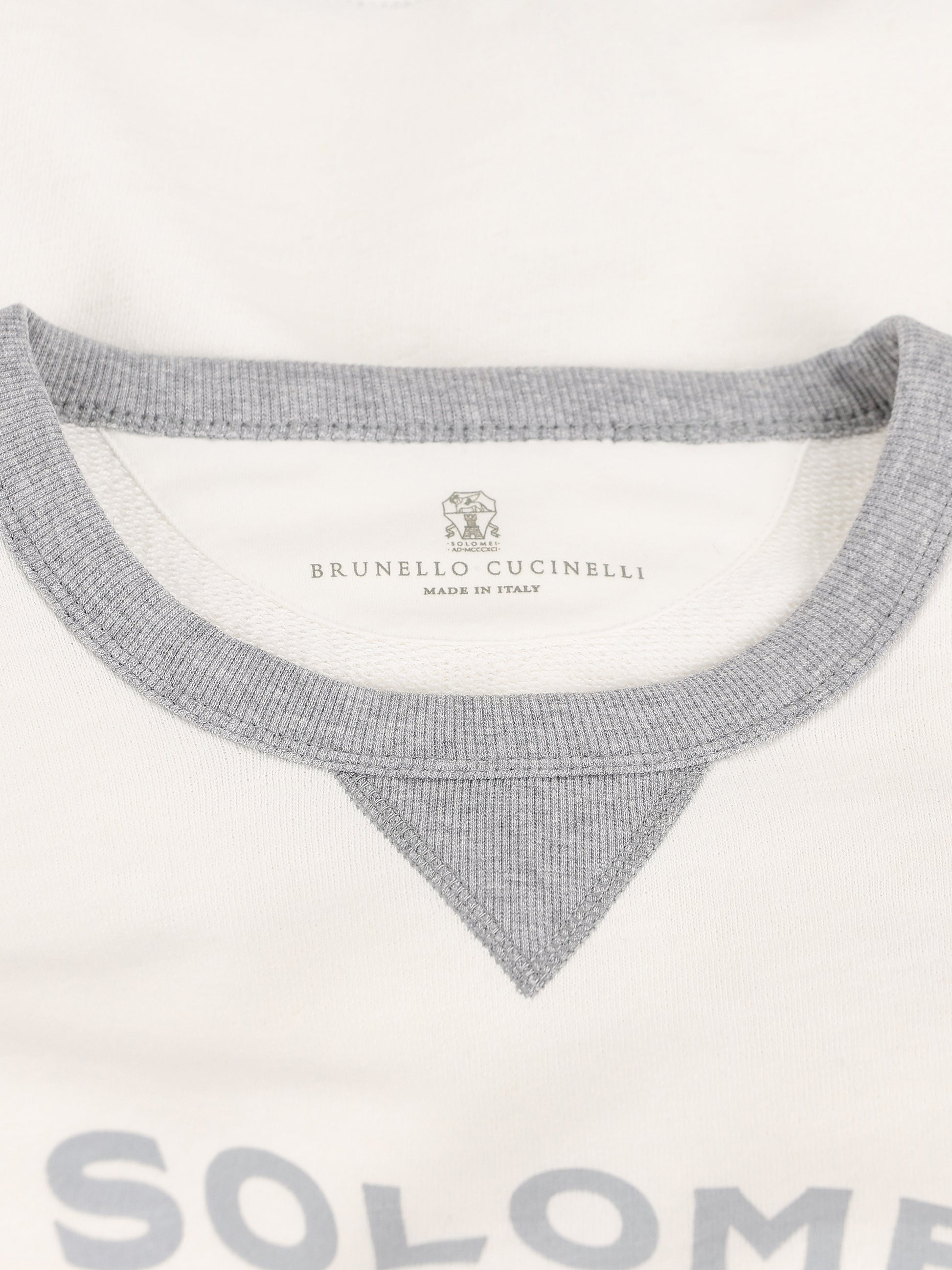 Maglia realizzata in cotone e lino. MR8313378G CTQ27 BRUNELLO CUCINELLI 
