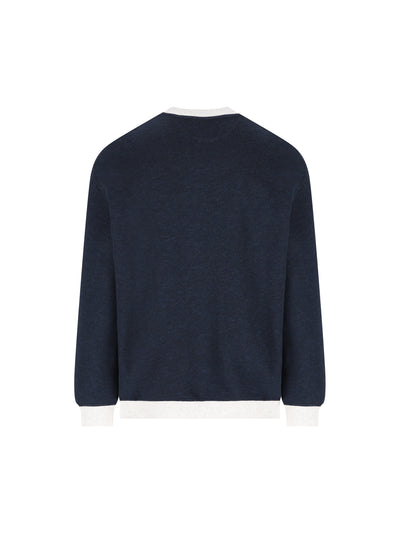 Felpa realizzata in cotone e lino. MR8313380G CD649 BRUNELLO CUCINELLI 
