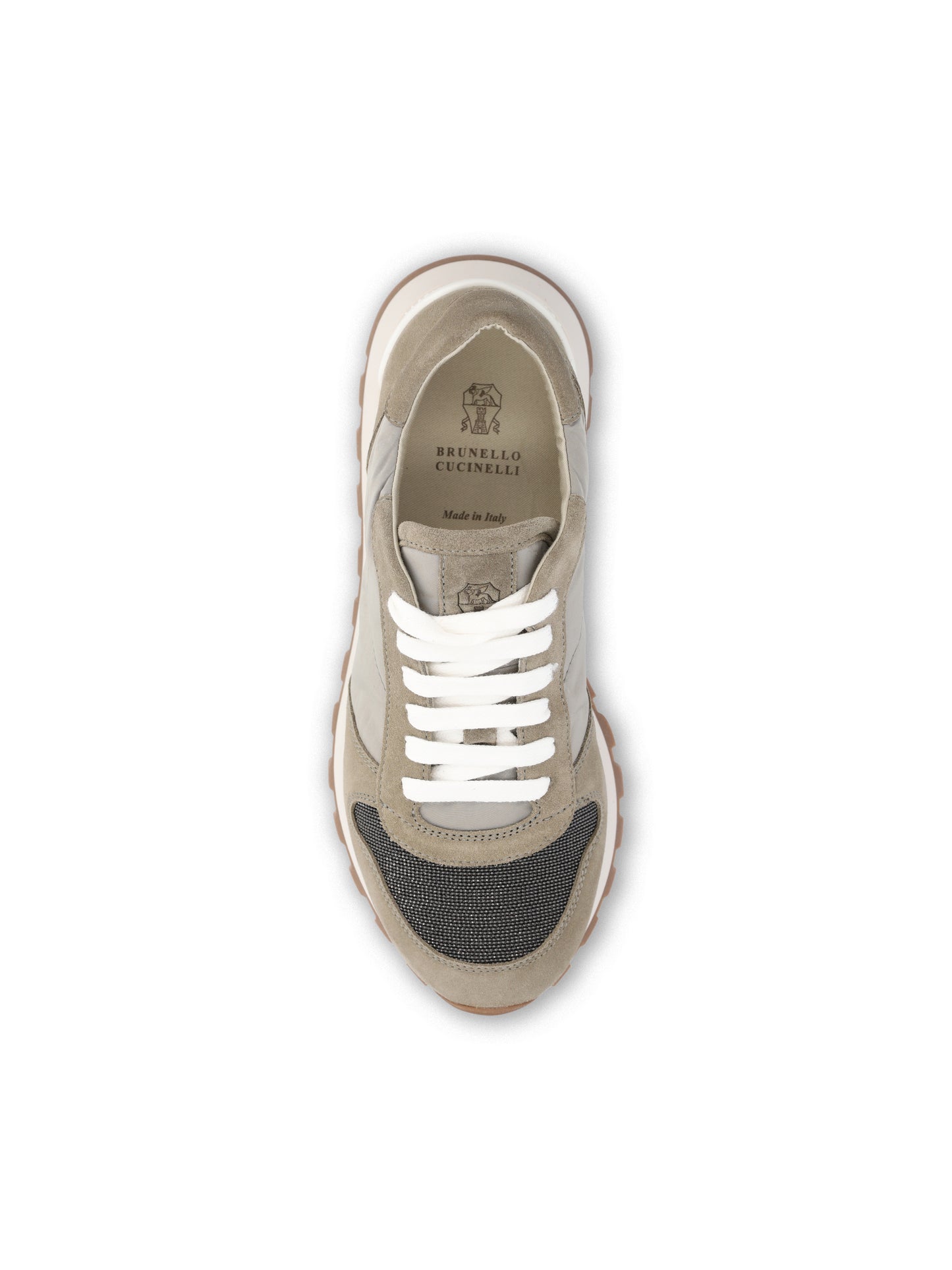 Sneakers realizzate in tessuto tecnico. MZ47G1960 C7550 BRUNELLO CUCINELLI 