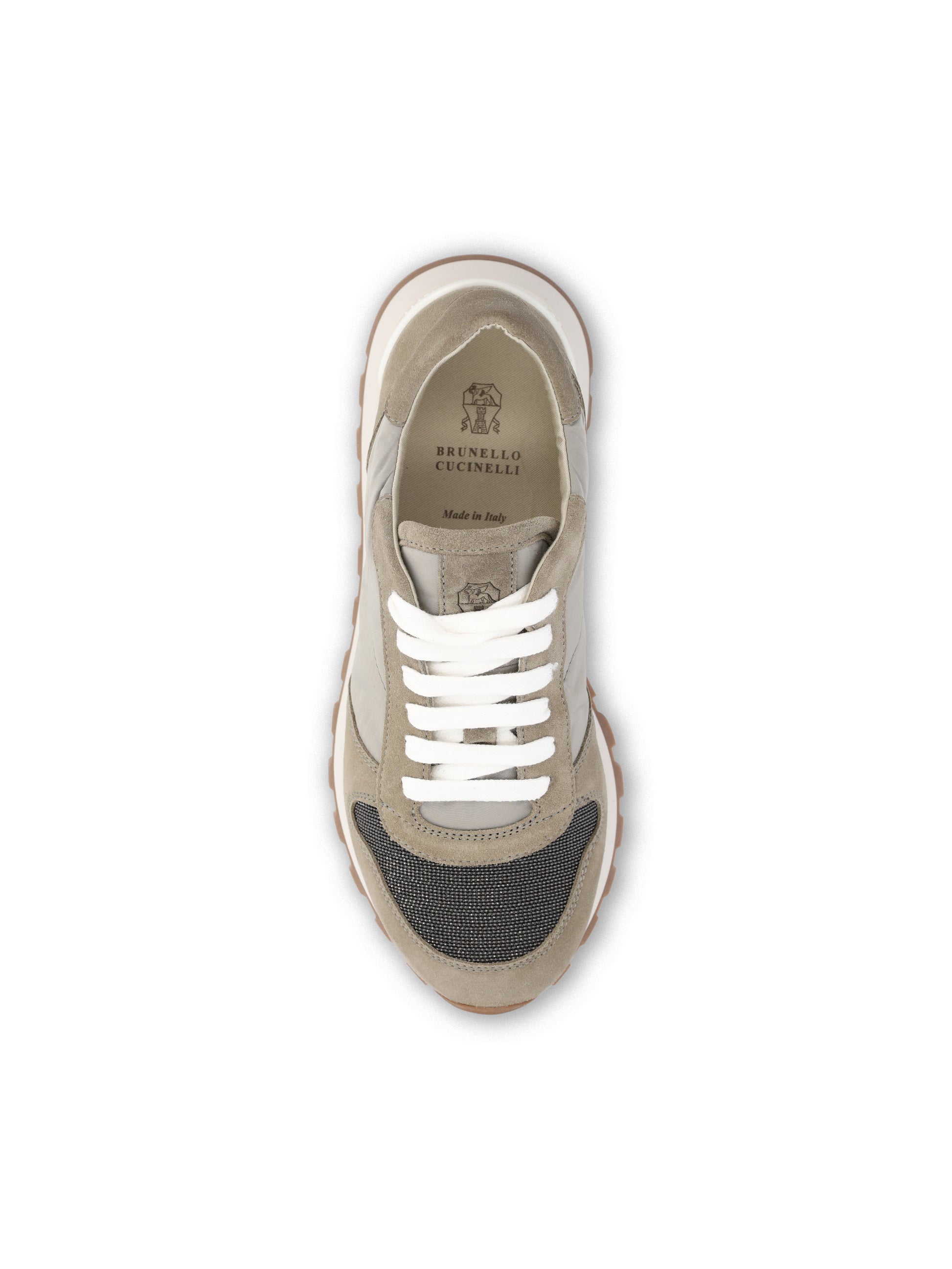 Sneakers realizzate in tessuto tecnico. MZ47G1960 C7550 BRUNELLO CUCINELLI 