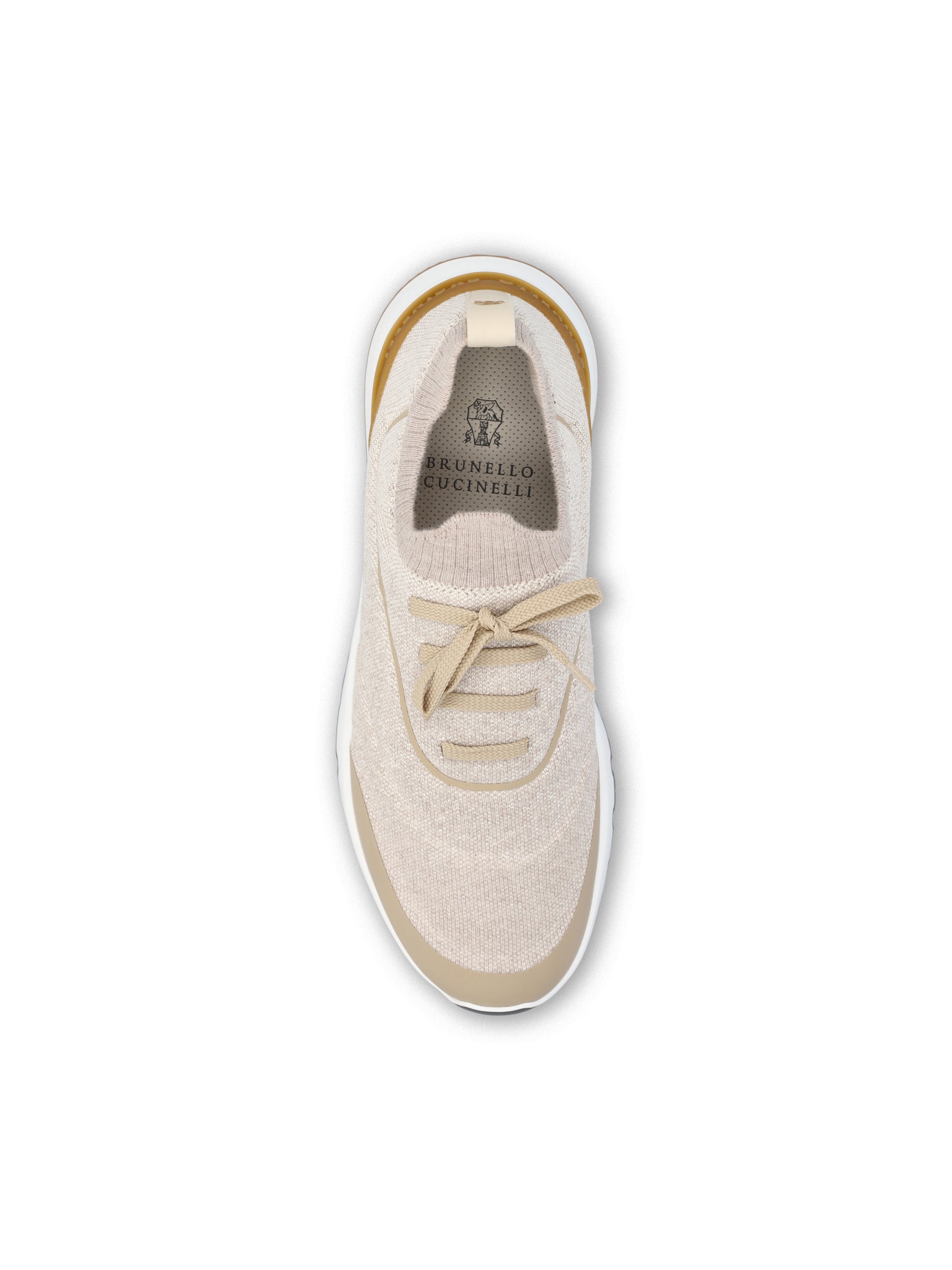 Sneakers realizzate in maglia. MZUEHRO342 CLC32 BRUNELLO CUCINELLI 