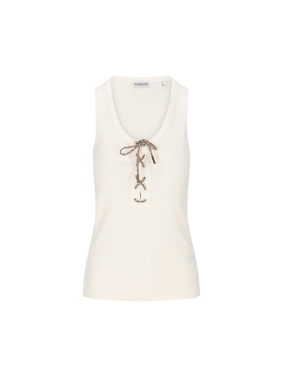 Top realizzato in cotone. 8117713 B7078 BURBERRY 