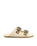 Sandali realizzati in pelle di vitello scamosciata. 8118612 C2918 BURBERRY 