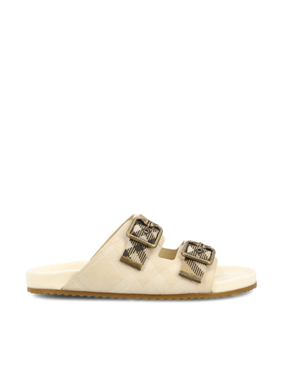 Sandali realizzati in pelle di vitello scamosciata. 8118612 C2918 BURBERRY 