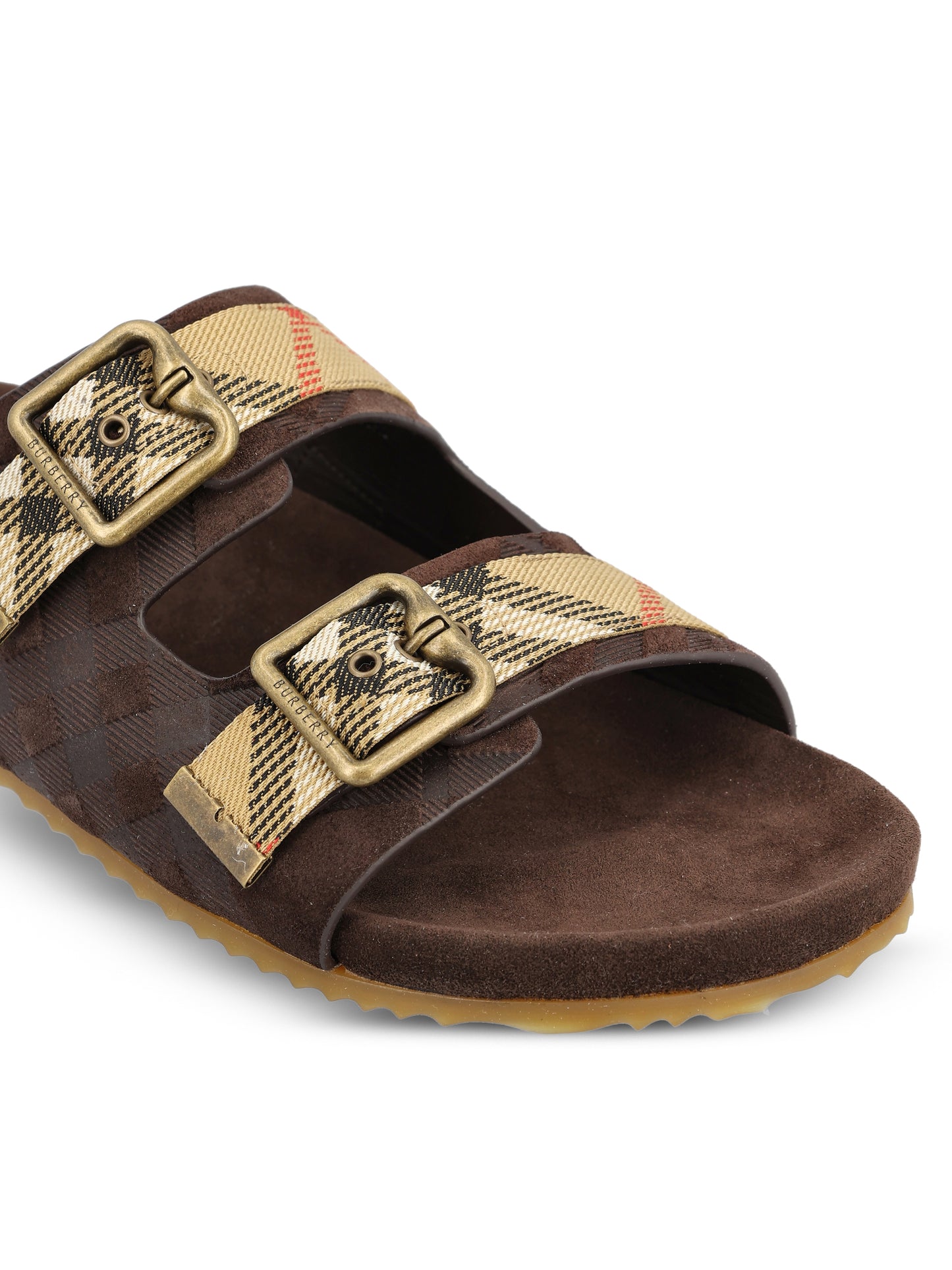 Sandali realizzati in pelle di vitello scamosciata. 8118887 C1170 BURBERRY 