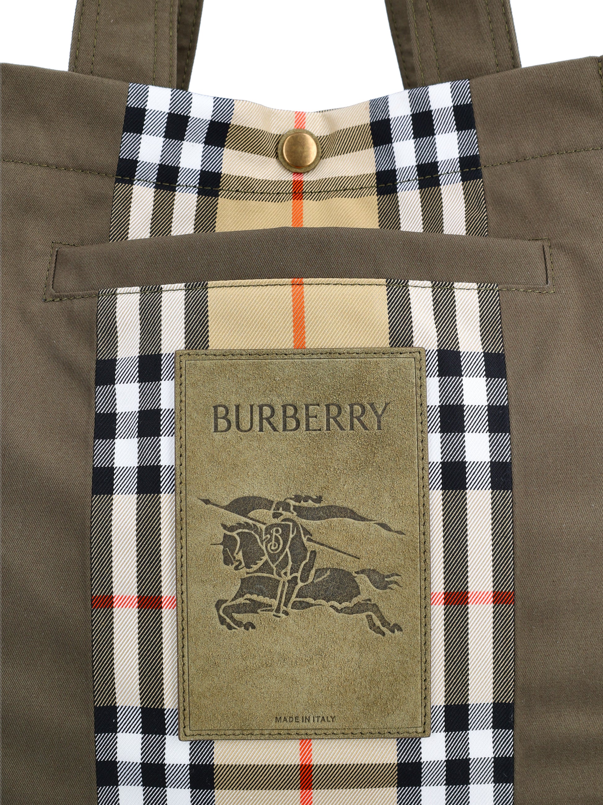 Borsa in poliestere e cotone. 8119072 A1336 BURBERRY 