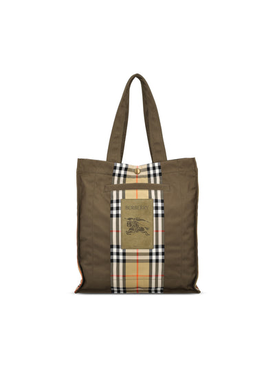 Borsa in poliestere e cotone. 8119072 A1336 BURBERRY 
