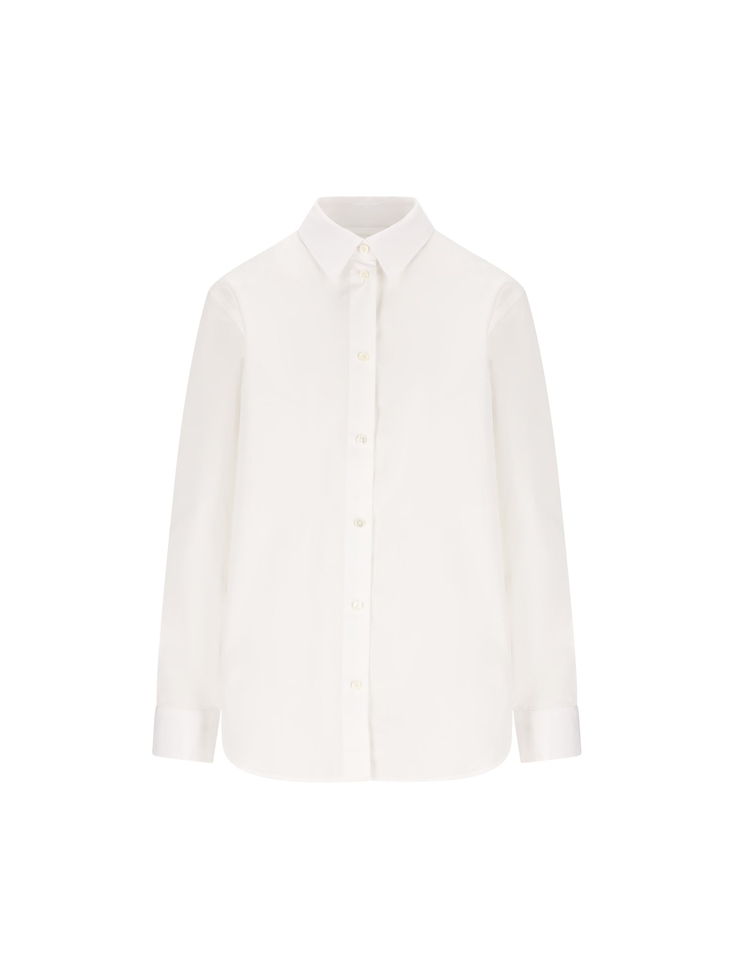 Camicia formale in popeline di cotone. 8120787 A1464 BURBERRY 