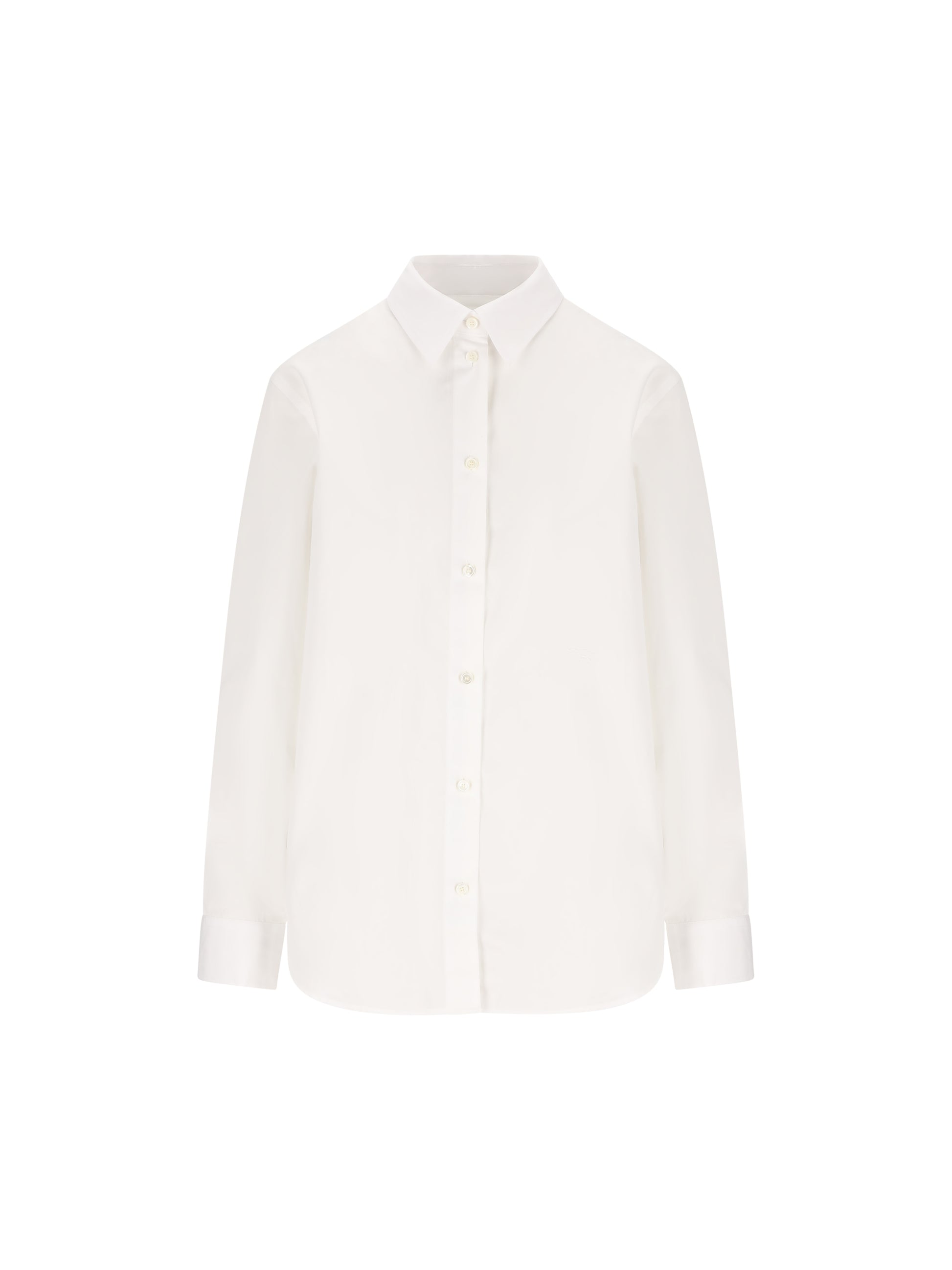 Camicia formale in popeline di cotone. 8120787 A1464 BURBERRY 