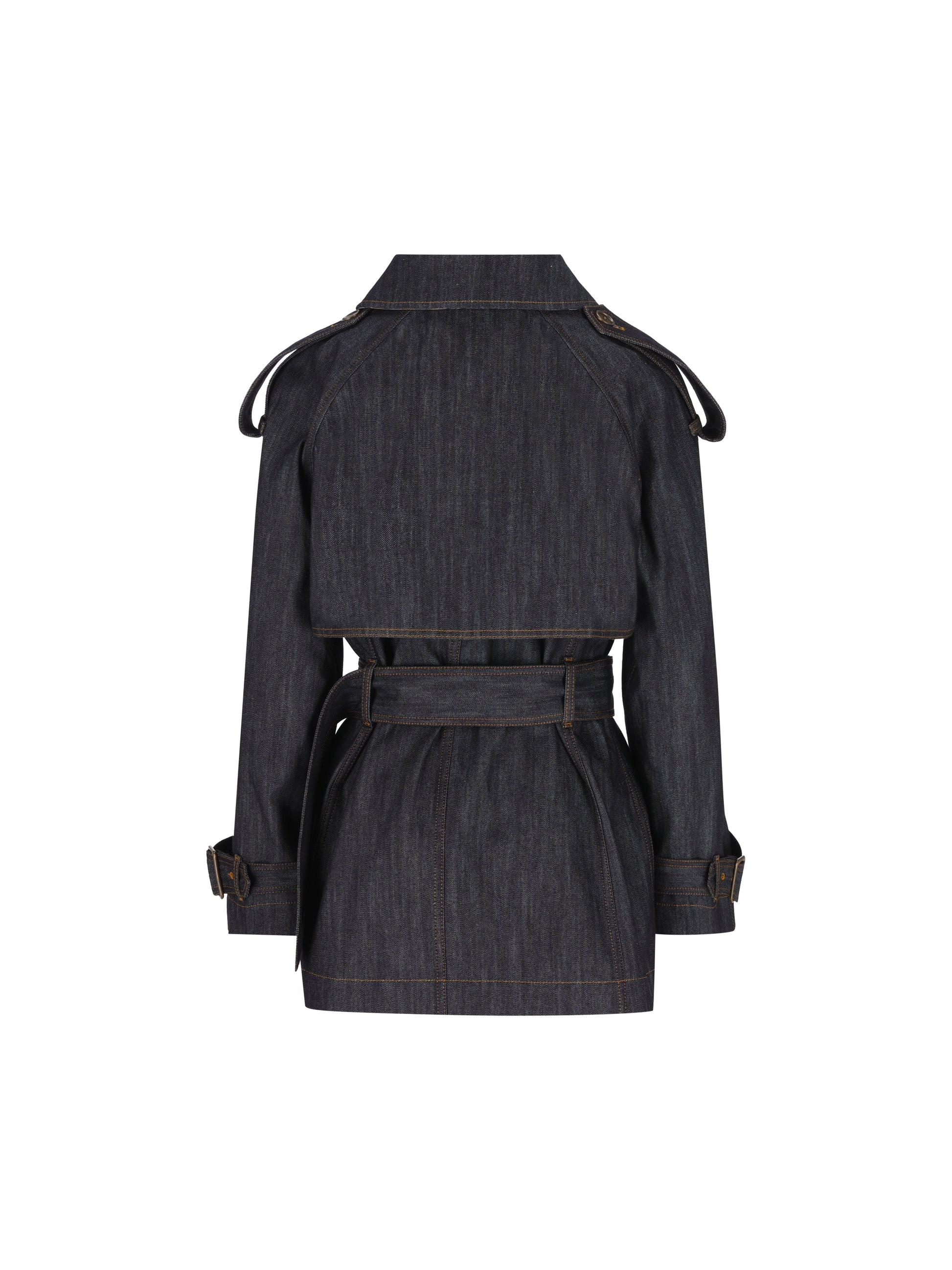 Trench realizzato in denim. 8126364 A1185 BURBERRY 