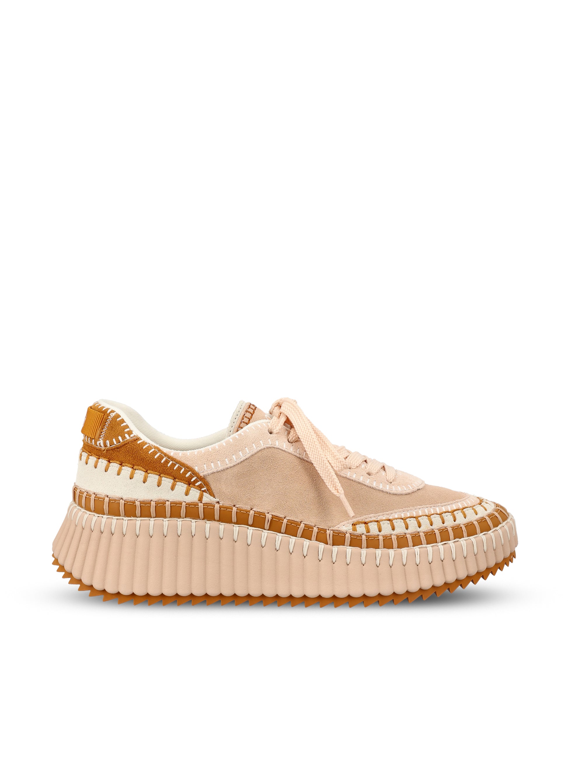 Sneakers realizzate in pelle scamosciata. CHC24A00RMS 6I5 CHLOE' 