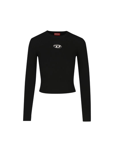 Top M-Valari a coste in viscosa con Oval D. A15328 0DLAX9XX DIESEL 