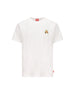 T-shirt con stampa di rana e logo A21651 0PLAT100 DIESEL 