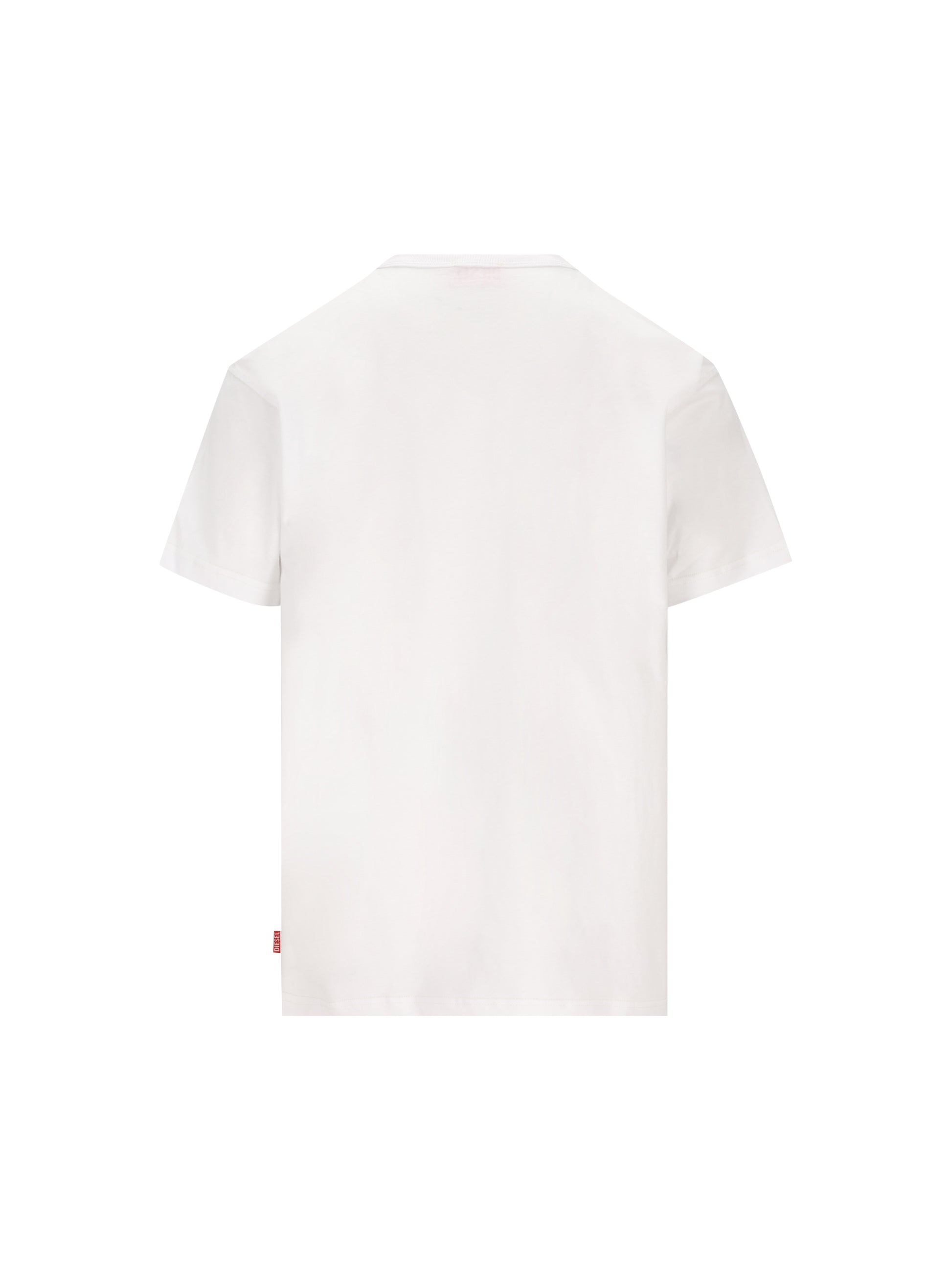 T-shirt con stampa di rana e logo A21651 0PLAT100 DIESEL 